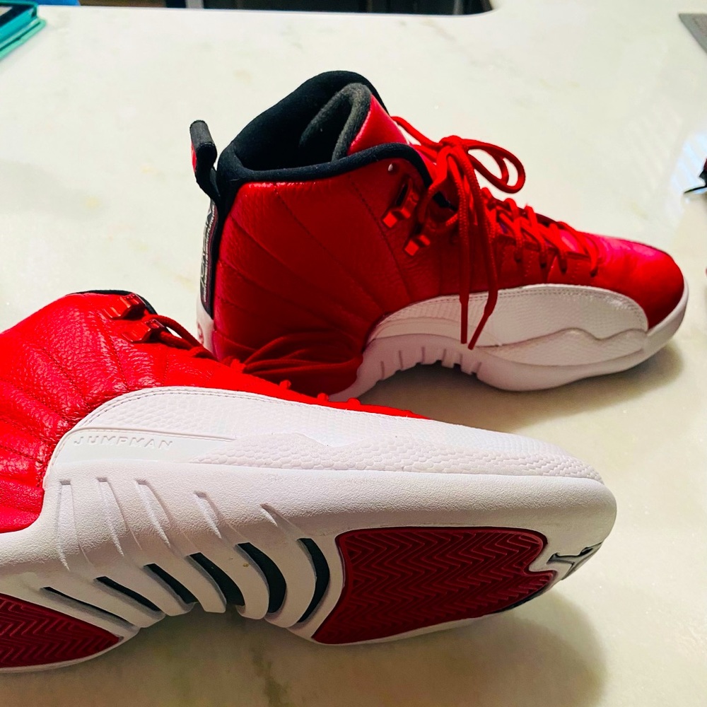 Jordan 12 gym red jordan 5 bronze are brand new for 200$ others are 125$ worn 1x